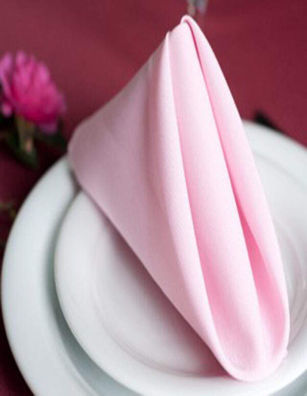 Guardanapo Oxford Rosa Claro 0,40 x 0,40