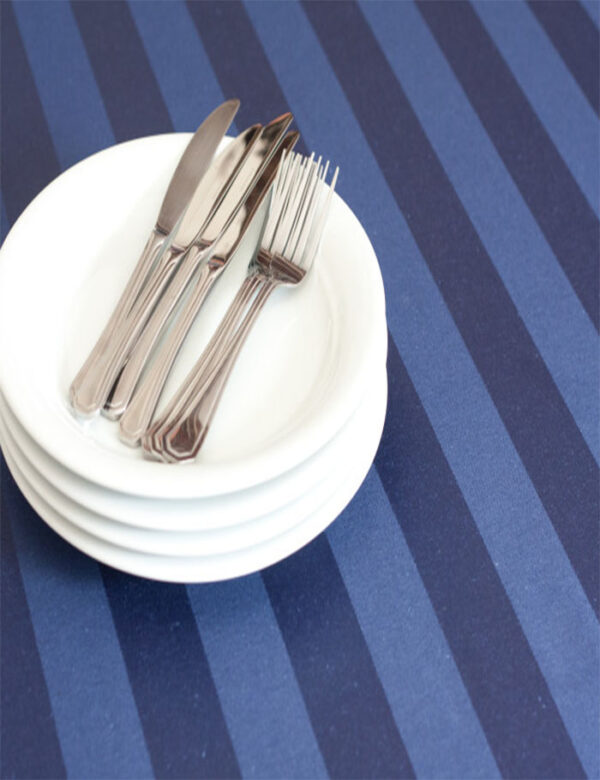 Toalha Jacquard Azul Marinho Listrado 2,80m