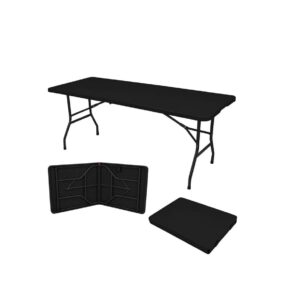 Mesa Pranchão Dobrável  Preta 1,80 x 0,70m