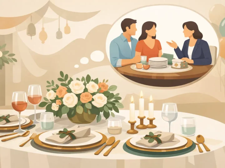 Aluguel de mesa posta para festa vale a pena?