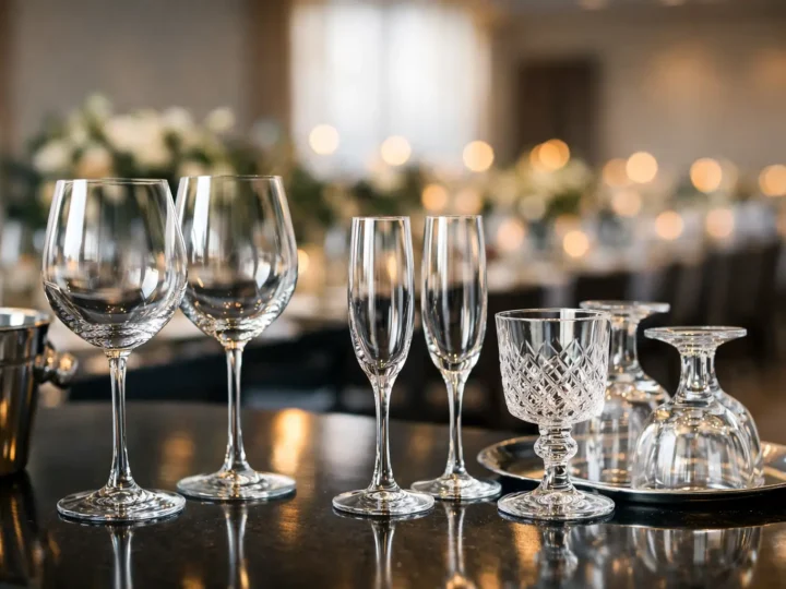 Aluguel de taças para eventos vale a pena?