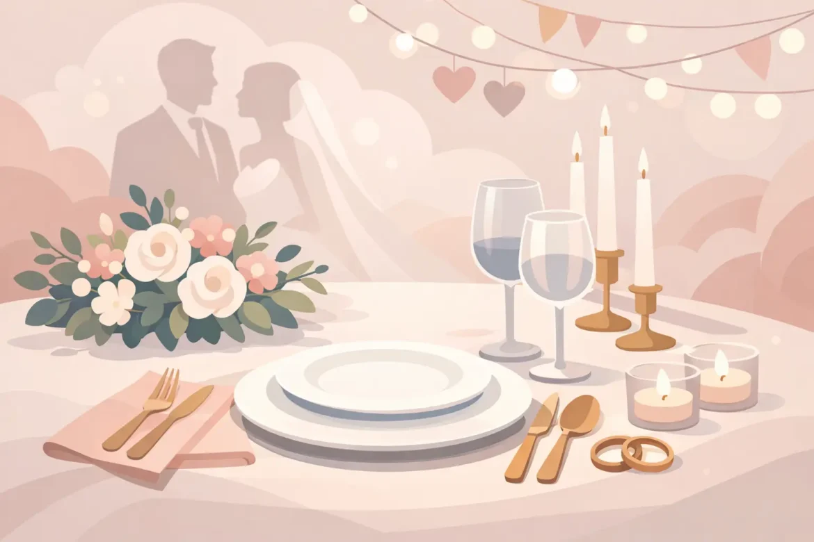 Como montar mesa posta para casamento