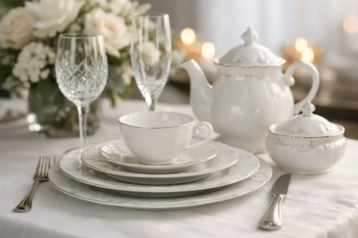 Aluguel de porcelanas finas vale a pena?