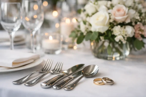 Aluguel de talheres para casamento vale a pena?