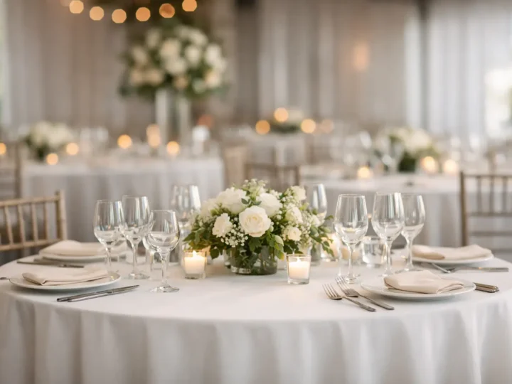 Aluguel de toalhas de mesa para eventos vale a pena?