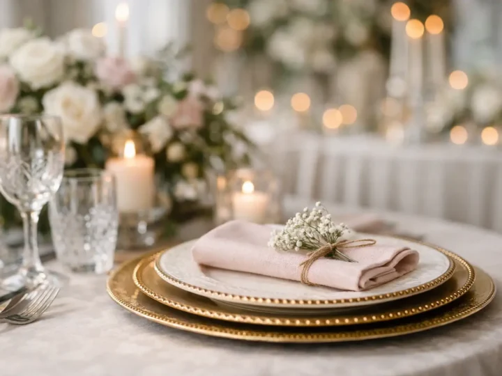 Como alugar sousplat para casamento