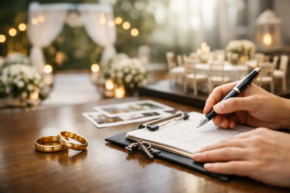 Guia de locação para casamento sem erro