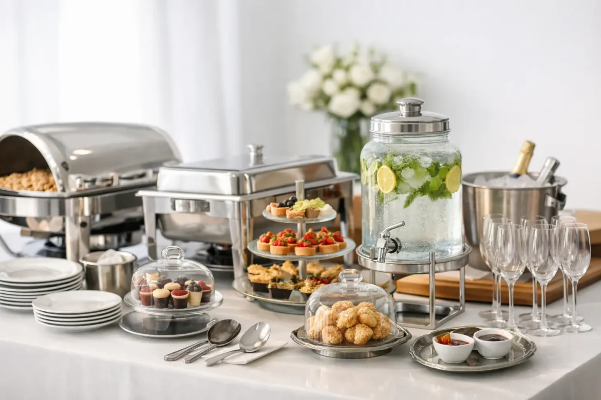 Itens de buffet para locação: o que pedir