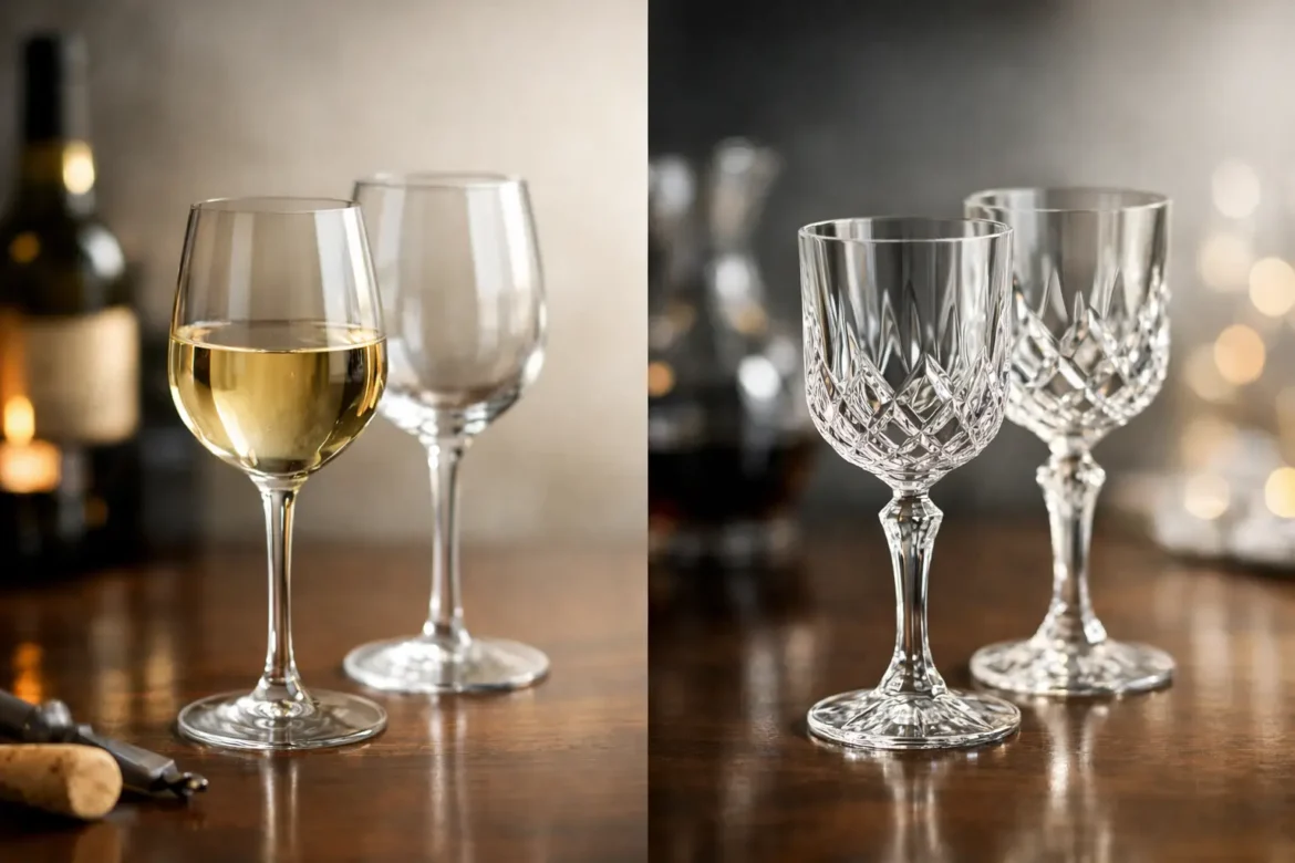 Taças de vidro ou cristal: qual escolher?