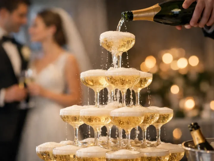 Torre de champanhe para casamento vale a pena?