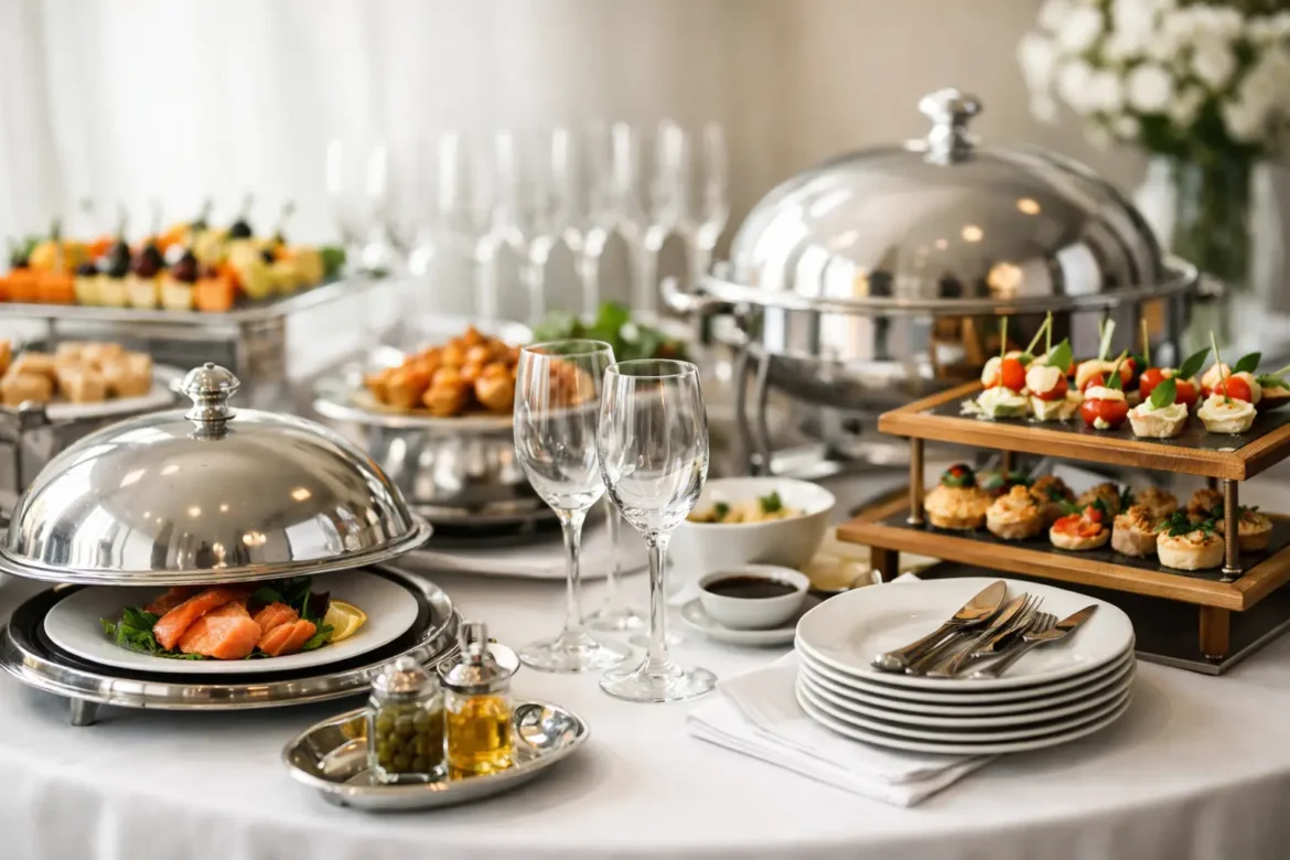 Itens essenciais para um buffet elegante