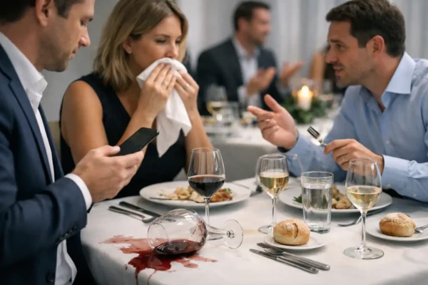 Os erros mais comuns na mesa dos convidados