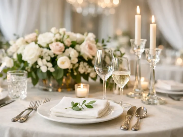 10 ideias de mesa posta para casamentos elegantes