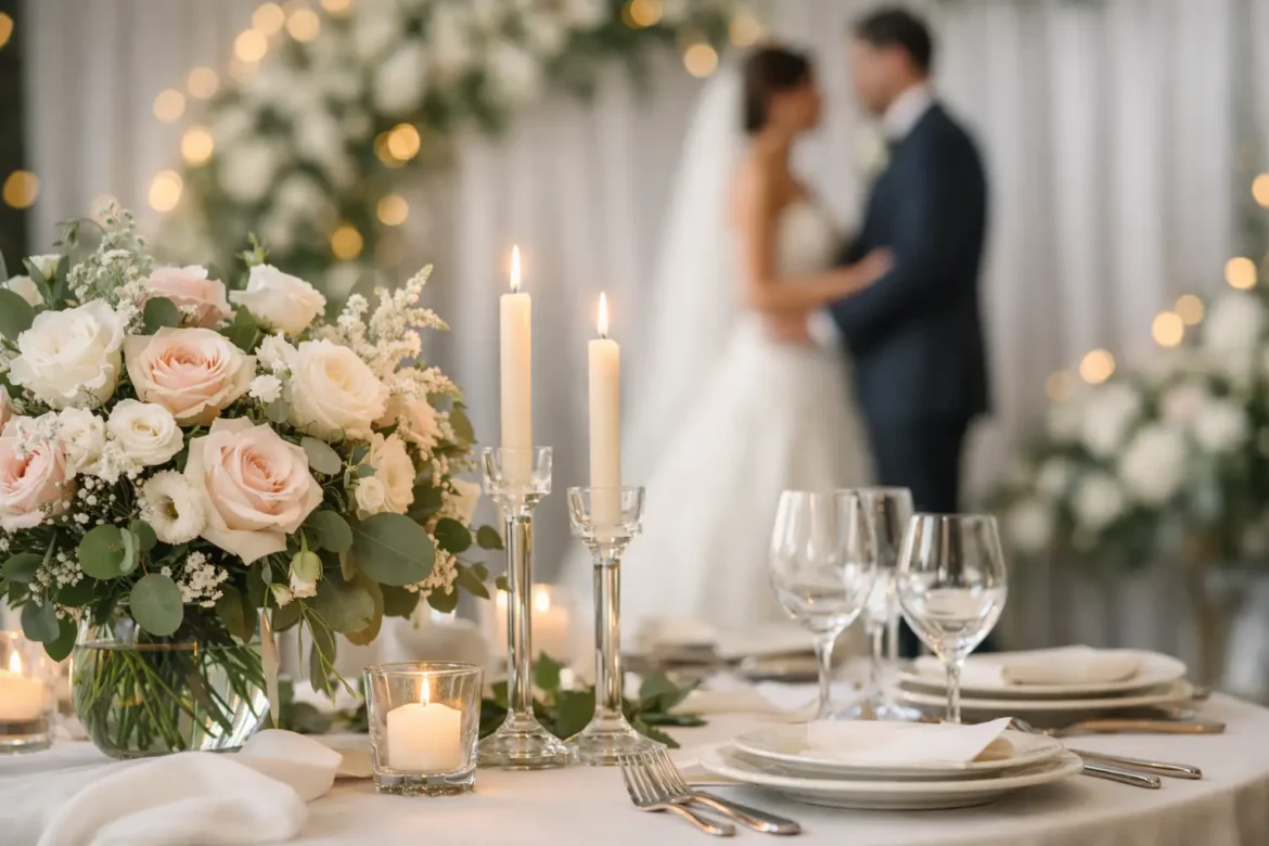 Como criar composições elegantes para casamentos