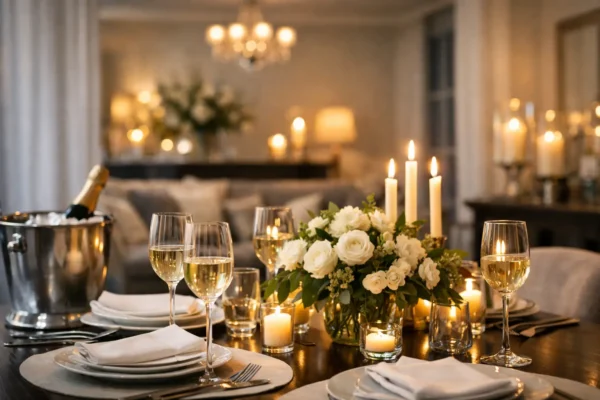 Como criar uma festa elegante em casa