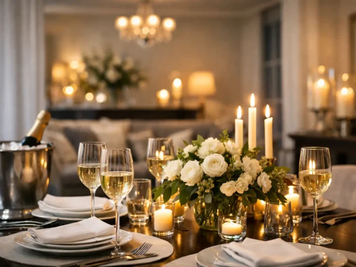 Como criar uma festa elegante em casa