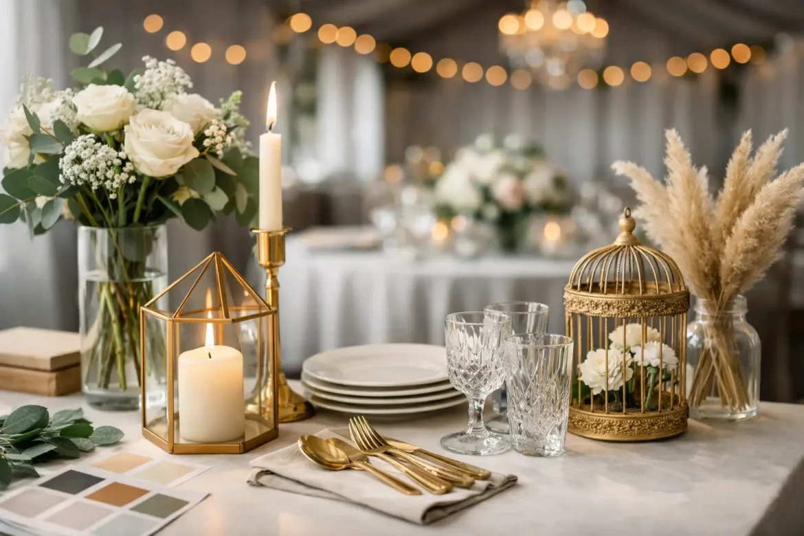 Como escolher elementos decorativos para eventos