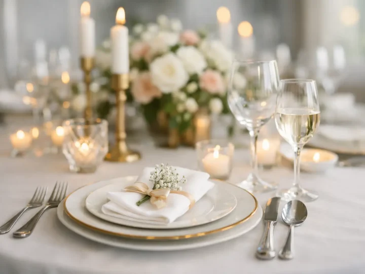 Como escolher os itens da mesa para casamento