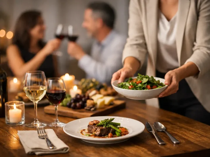 Como organizar um jantar especial sem excessos