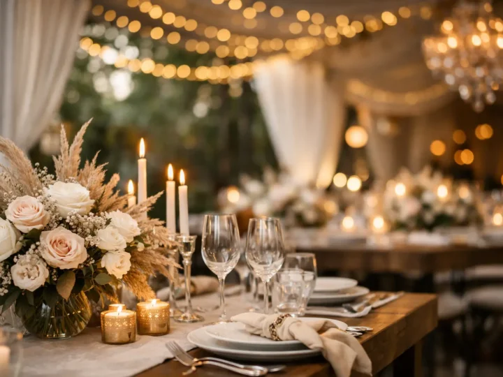 Tendências de decoração para eventos sociais