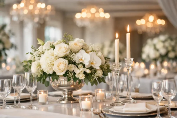Decoração para eventos sofisticados e atemporais
