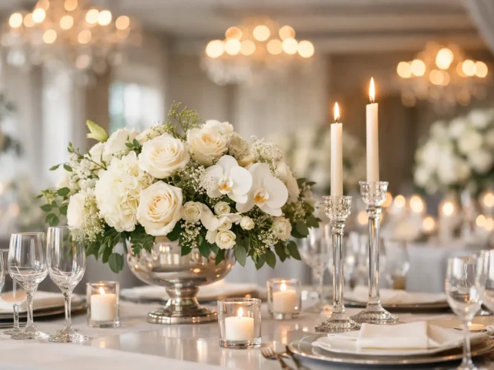 Decoração para eventos sofisticados e atemporais