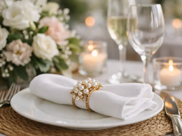Porta-guardanapo para casamento: como escolher