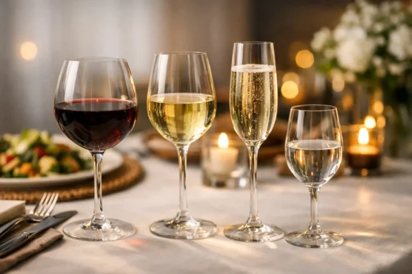 Qual taça usar em jantar sem errar na mesa