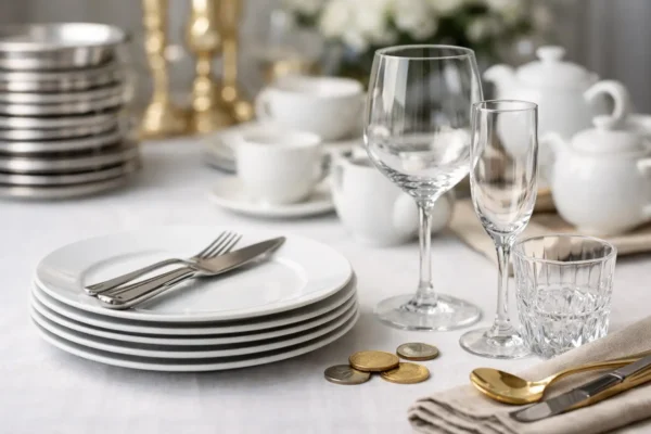 Quanto custa locação de louças para eventos?