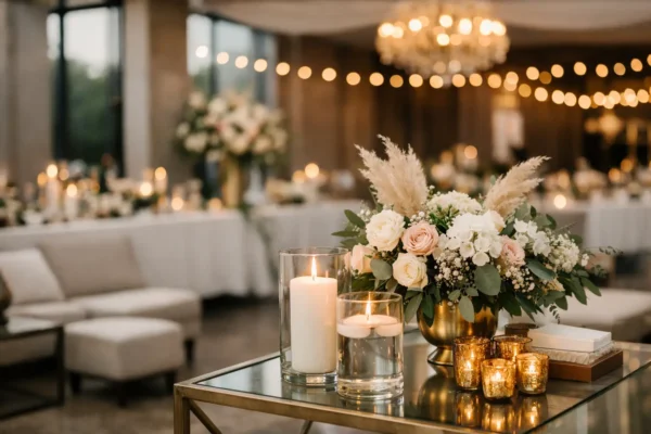 Tendências de decoração de recepção em eventos