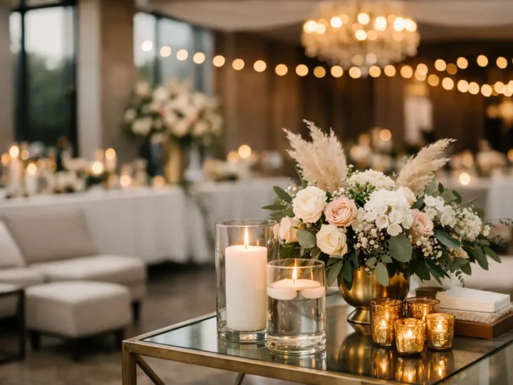Tendências de decoração de recepção em eventos