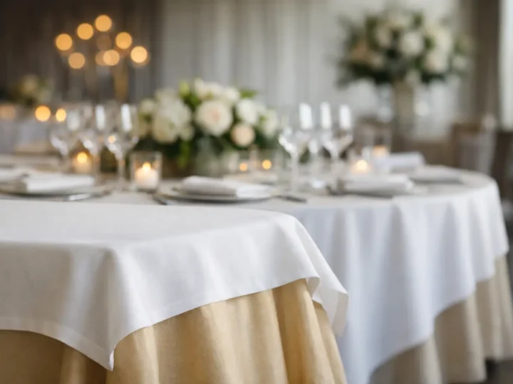 Como escolher toalhas para recepção de eventos