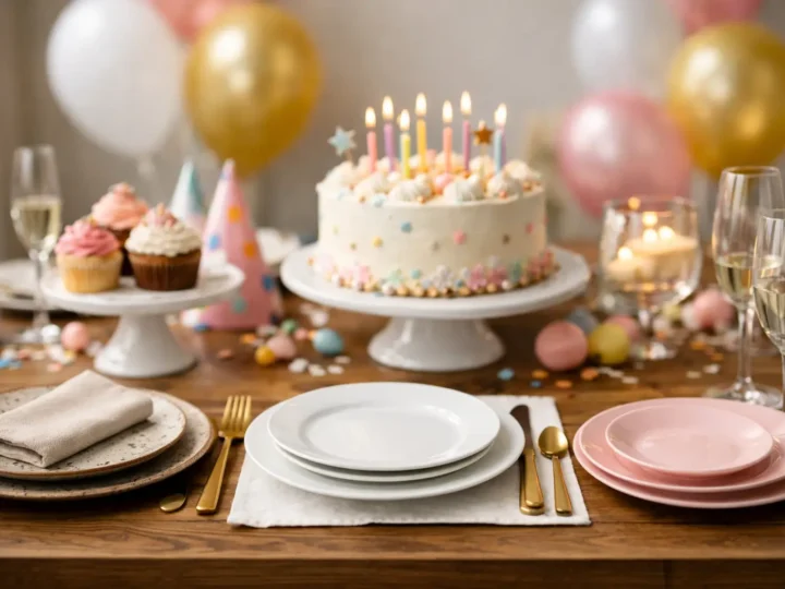 Qual louça usar em aniversário? Faça a escolha certa