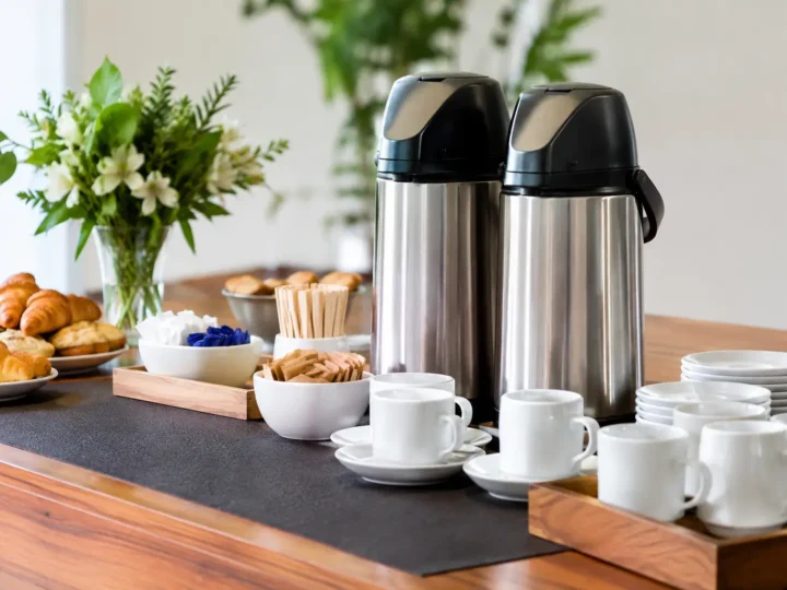 Como montar estação de café para eventos