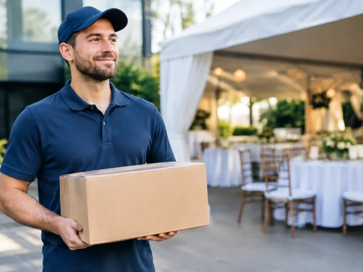 Entrega agendada para eventos sem atrasos
