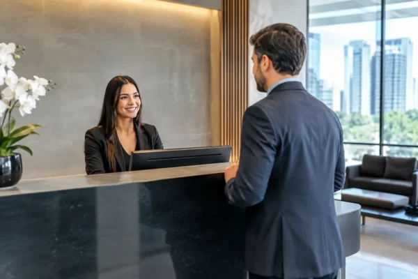 Recepção empresarial em Alphaville bem planejada