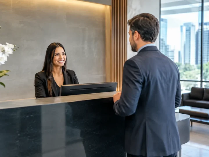 Recepção empresarial em Alphaville bem planejada